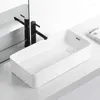 Badrumsvaskar kranar keramisk balkong tvättmaskin skåp vänster och höger dränering tvättbassäng extremt smal partiellt tvättställ