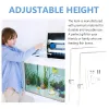 Illuminazione Luce Acquario Acquario Supporto per supporto per staffa Kit lampada Lampada regolabile Illuminazione in alluminio Riser acquatico Supporti alti a LED