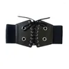 Cinture Corda larga in vita Corsetto elastico Cintura elastica da donna con fibbia regolabile Dropship