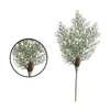 Decoratieve Bloemen Kunstmatige Dennennaalden Takken Kerst Nep Groen Picks Met Dennenappel Voor Garland Krans Huis Tuin Decor