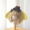 Berets anime niebieski zamek bachira meguru cosplay peryferia mini beret żółty ucha Little Hat Lolita Hair Clip