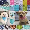 Colliers en gros 50 pcs/lot nouveau mélange 50 couleurs réglable nouveau chien de compagnie chiot coton bandana collier chien bandanas BN78