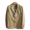 Europeu plus size jaqueta masculina elegante cavalheiro negócios lapela solto casual fino ajuste três botões blazer hombre 240119