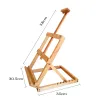 Supplies Wooden Easel Stand Adjustable Tabletop Sketch Easel accessories Studio HFrame for Artist Painting Easel Drawing Art Supplies