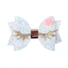 Hair Accessories Baby Girls Sequin Hair Clip Sweet Glitter Gold Angel Wings Flower Princess Barrettes Children Fashion Butterfly Acces Dh7Lt