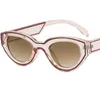 Occhiali da sole alla moda Occhiali da sole unisex Occhiali da sole Occhiali da vista Cat Eye Occhiali anti-UV Occhiali da vista Personslity Retro Adumbral