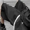 メンズショーツサマーニッチメタルジッパーリベットメンダークブラックハイストリートストレートレッグ因果5ポイントズボンの男性服