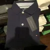 Verão novo tommy color block polo camisa moda fino ajuste negócios casual pescoço manga curta paul camiseta