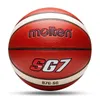 Bolas de basquete fundidas tamanho oficial 7/6/5 material pu mulheres ao ar livre indoor match treinamento homens criança basquete basketbol topu 240124