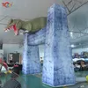 卸売りの屋外アクティビティ広告インフレータブル6x4mジュラシックパーク恐竜パークテーマインフレータブル恐竜アーチ玄関ゲートバルーン装飾用