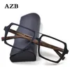 Hela A-A-ACH Vintage Wood Overdimasy Glasses Frame Clear Lens Women Men Woode Al Eyeglasses Recept Glasögon Frames Spectacle3323