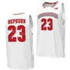 Üniversite Basketbol 23 Chucky Hepburn Jersey Wisconsin Badgers College 22 Steven Crowl 5 Tyler Wahl 25 John Blackwell 11 Max Klesmit 2 AJ Storr Siyah Kırmızı Beyaz