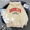 2024 Moletons Masculinos Moletons Brooklyn Hoodie Homens Moda Hoodie Crianças Hip Hop Hoodies Mulheres Moletons Menino Casacos Nova York Suores Roupas Masculinas Carta