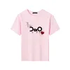 Enfants Pur Coton À Manches Courtes Lettre D'été Imprimé Vêtements Pour Enfants De Luxe Designer T-shirt Pour Garçons Filles 9 couleurs Top Survêtement CSD2401272-8