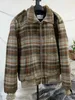 Vestes pour hommes Designer Triumphal Plaid Wool Jacket CE Family's New Loose Casual Baseball UDID