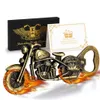 Bronzen motorfiets vorm bierflesopener gepersonaliseerde cadeaus voor mannen luxe kurkentrekker bar feestaccessoires gereedschap Abrebotellas 240127