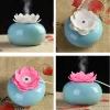 Purifier Lotus Flower Aromatherapy Ceramic Ultrasonic Aroma Fuktare Air Diffuser Simplicity Purifier Atomizer Essential Oil Difusor de de