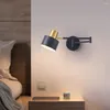 ウォールランプ屋内ベッドルームヘッドボードランプの学習livngルームマウントされた夜読み金属ボディ調整可能な角度LED sconces