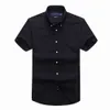 Heren zomer korte mouwen Paul kleine kleurrijke paard logo shirt katoen Oxford spinnen business casual jeugd effen kleur jurk shirt4655