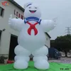 Activités de plein air en gros 6 m 20 pieds séjour gonflable géant Puft Marshmallow Man Ghostbusters pour la décoration d'Halloween