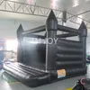 wholesale Free Delivery outdoor activities 13x13ft black inflatable bouncer halloween bounce house for party