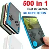 Handheld Game Console 500 Classic Games LCD Portable Retro Video Mini Console dla dzieci i dorosłych 240124