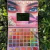 Shadow 45 Colors Mysterious Princess Matte Eyeshadow Palette Book with Mirror Glitter Eye Shadow Blush Pigment Makeup for Face Eyes