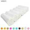 1000pcs maquillage jetable pinceau à lèvres rouge à lèvres brillant à lèvres baguettes stylo nettoyant pour les lèvres applicateur fard à paupières brillant à lèvres outils de maquillage blanc 240124