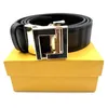 Fashion Smooth Buckle Belt Retro Design Thin Waist Belts for Men Womens Width 3 5CM Genuine Cowhide 3 Color Optional244j