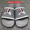 Zapatillas de cuero para hombre con estampado de delfín pequeño, sandalias grises, estilo coreano, EVA, zapatos antideslizantes para exteriores