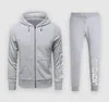 Survetement FF Homme 2024 Ensemble Jogging Sweats a Capuche Et Sport Pantalons Automne Hiver Couleur Unie Gym Jogging Sportswear Tenue De Couple