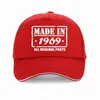 Ball Caps 50th Birthday HAT fait en 1969 toutes les parties authentiques en détresse cinquantième arrivée Summer Casual Men Baseball Cap