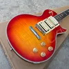 LP Ace Electric Guitar, Rosewood Twainboard, Flame Maple Top, Solid Mahoni Body, 22frets, Chrome Hardware