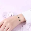 Bracelets Trumium Véritable Argent Sterling 925 Pet Dog Paw Empreintes Bracelet Patte De Chat Chaîne Réglable Bracelets pour Femmes Cadeau D'anniversaire