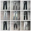Dżinsowe projektanty mężczyźni dla kobiet spodnie marka letnia dziura nowy styl haft haftowa samowystarczalność i małe stopy moda zfiu