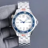 Relógio de luxo masculino de primeira classe mar 007 James Relógio masculino Oito mostradores de 42 mm e movimentos automáticos de 300 m relógios de alta qualidade Relógio de pulso de safira Orologio Uomo