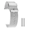 Cinturini per orologi in maglia di acciaio inossidabile da 20 22 24 mm Cinturini in metallo con fibbia ad ardiglione Cinturino universale di ricambio252x