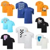 T-shirts F1 Team pour hommes et femmes, combinaison de course officielle de Formule 1, manches courtes personnalisées, grande taille