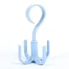 360 Degrees Rotate Plastic Four Claws Hooks Dry Wet Dual Use Towel Hanger Home Clothes Shoes Sundries Multi-Function Organizers Z117