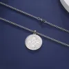 Heksen knoop ketting Celtics geluk Ierse sieraden 14k geel goud Wiccan Vintage heks amulet vrouwen ketting nudo de bruja