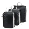 Organisateur de bagages de voyage Cubes d'emballage de Compression pour transporter des sacs de valise de grande capacité ensemble de stockage étanche 240119