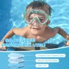 Findway Kids Swimming Glasses 180 ° WIDE View Leakproof med nässkydd Antiultraviolet Diving Goggles för 414 Age Boysgirls 240123