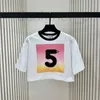 Męskie koszulki projektant 2024 Spring Festival Nowy woda Diamond Hollow 5 Haftowana okrągła szyja T-shirt WKDI