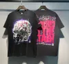 Hellstar T-shirts hommes T-shirts femmes T-shirt Hip Hop Street Vêtements à la mode imprimé manches courtes T-shirt ample couple T-shirt Graffiti T-shirt drôle 9626