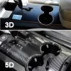 Car Interior Sticker Gear Box Protective Film For KIA Mohave Borrego 2008-2015 Car Gear Panel Sticker Carbon Fiber Black