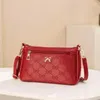 Worki wieczorowe wytłaczanie poziomej kanapki z suwakiem kieszanki messenger skórzana torba koreańska moda dla pojedynczych ramiennych crossbody Casual