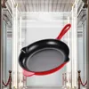 Pans Imported Enamel Glazed Flat Bottomed Pot Cast Iron Thickened Uncoated Frying Pan Steak Non Stick Pots Durable Sturdy Pancake Wok