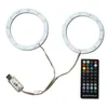 متعدد الوظائف PS5 Console Decoration Light 8 ألوان تبهر اللون تغيير الغلاف الجوي المصباح DIY عن بعد الإكسسوارات ألعاب الضوء