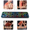 Tabla de entrenamiento plegable Push-up camillas de doble uso multifuncional antideslizante Fitness refinamiento Abs Pectoralis Brace hogar 240123