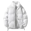 Männer Jacken Herbst Winter Frauen Baumwolle Kleidung Mantel Warme Puffer Jacke Rollkragen Zipper Baumwolle Gefüttert Einfarbig Mantel Weibliche